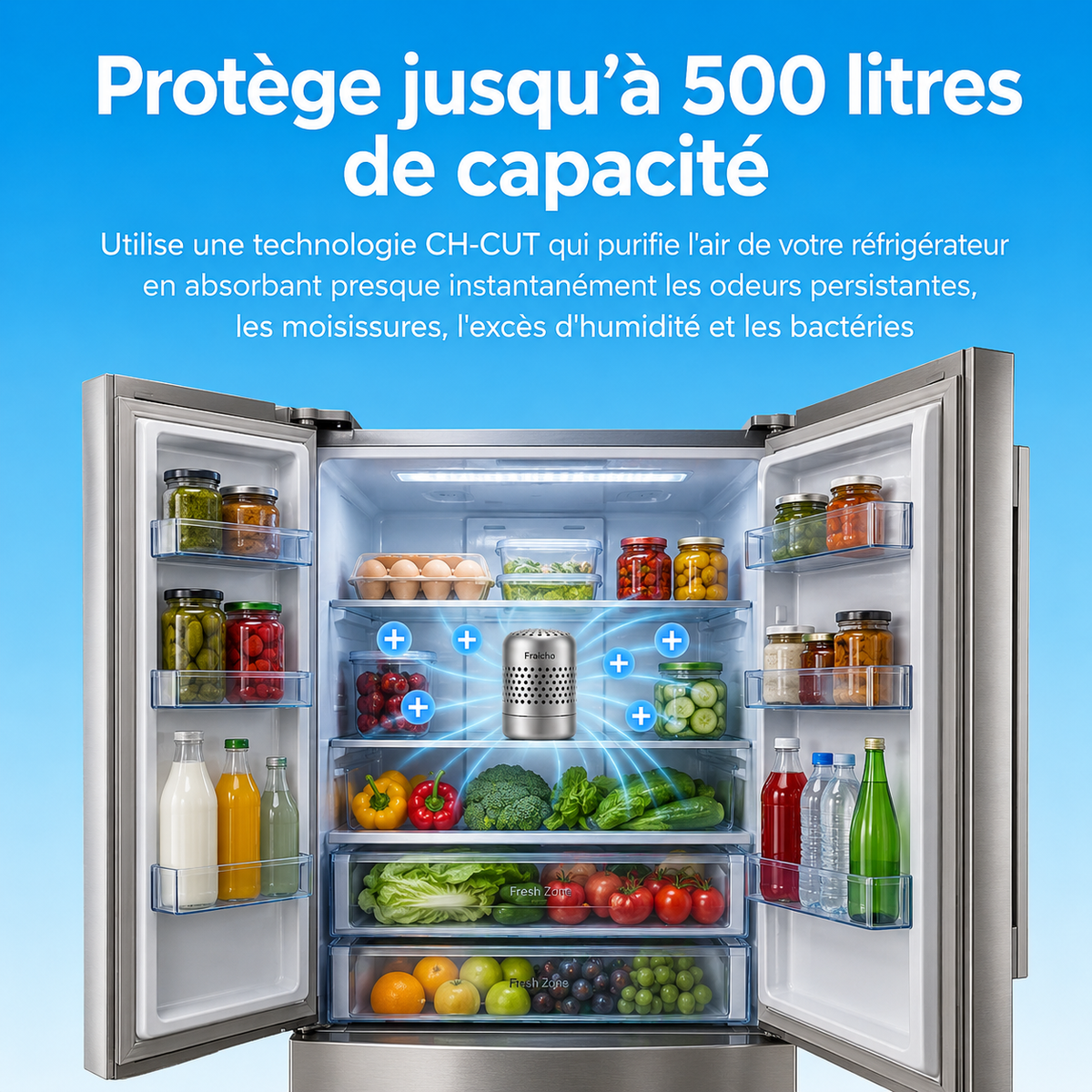 Fraîcho™ Purificateur de Refrigérateur